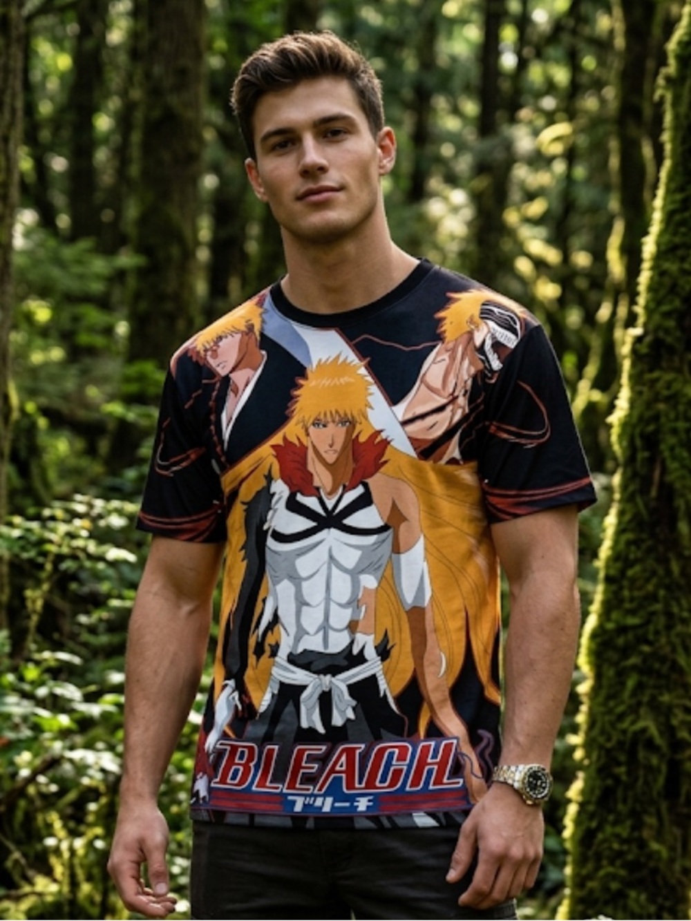 Bleach AOP Rare limited Run Size XL